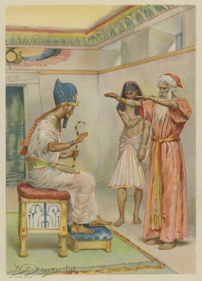 Jacob bendiciendo a Faraón de W.S. Stacey